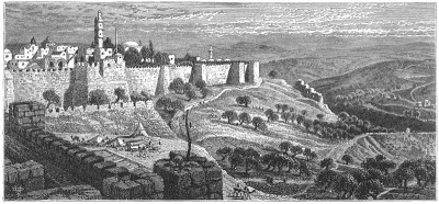 Gehenna valley outside Jerusalem